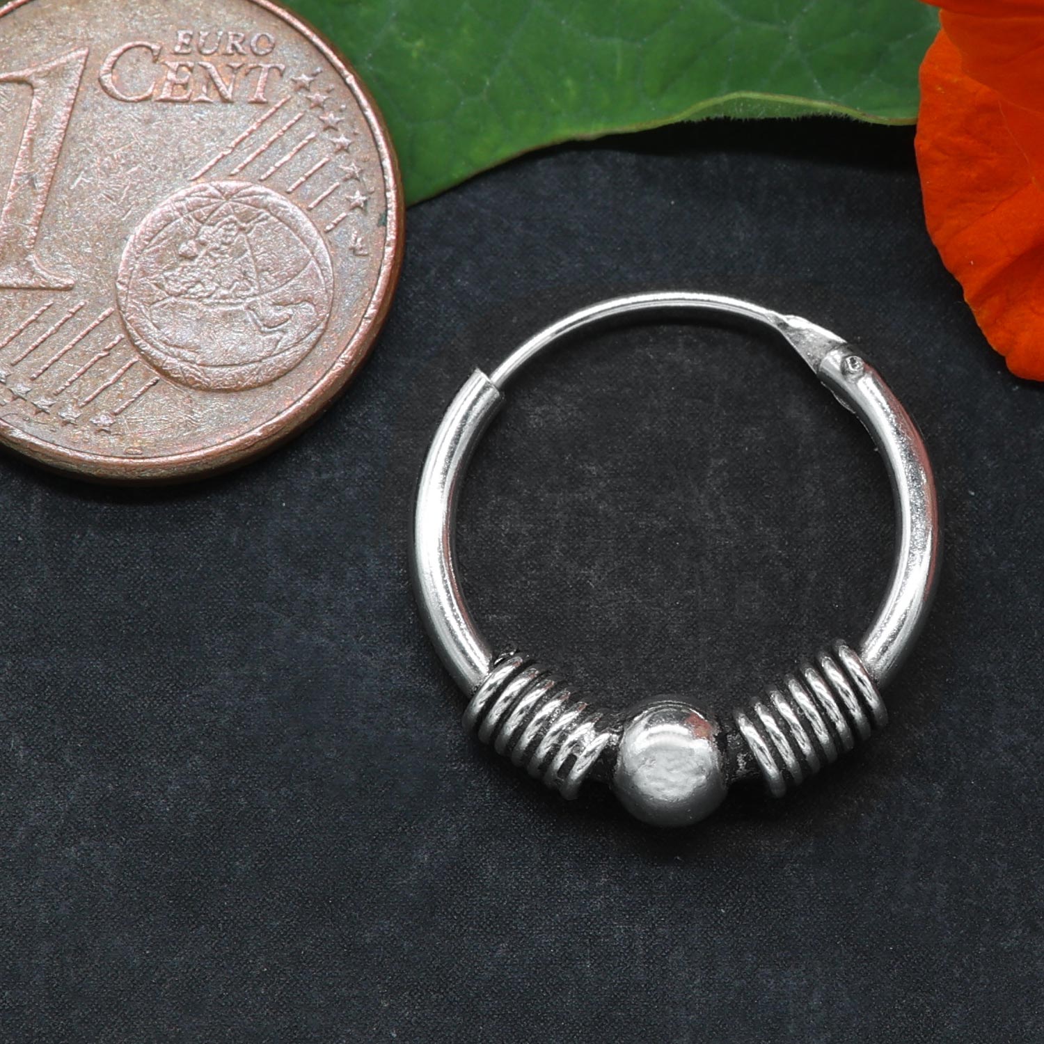 Creole 16 mm Silber Ohrring Ohrschmuck