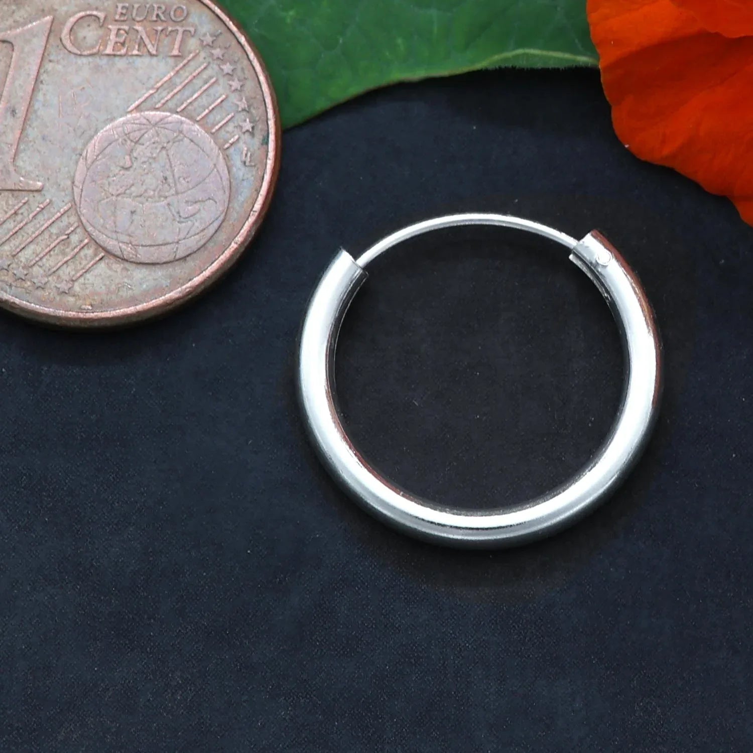 Schlichte Creole 925 Silber