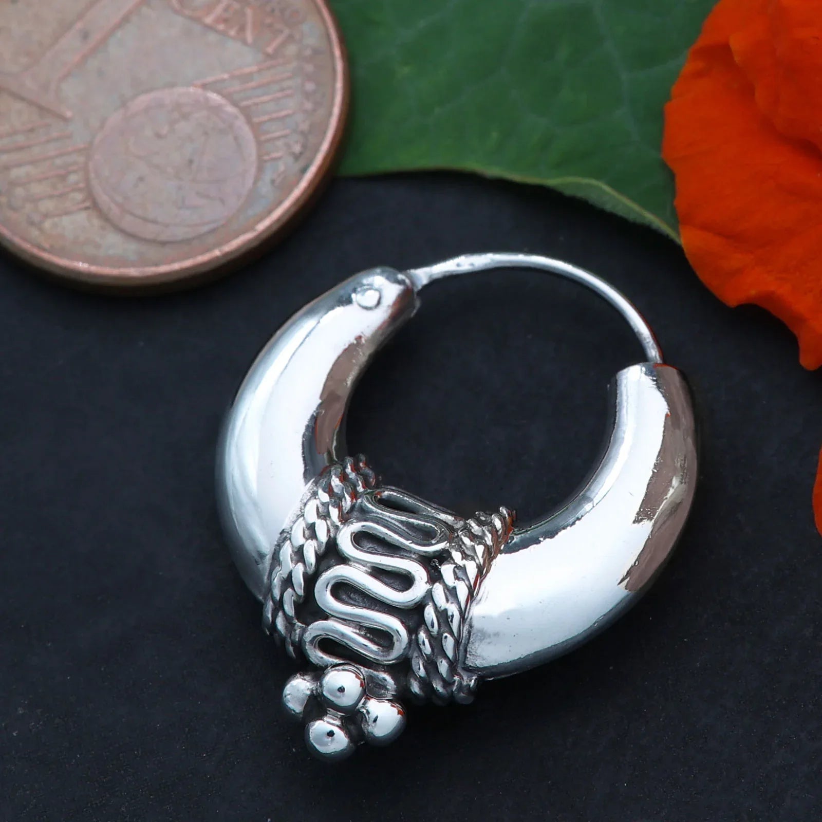 Ausgefallene Creole Bali Mond