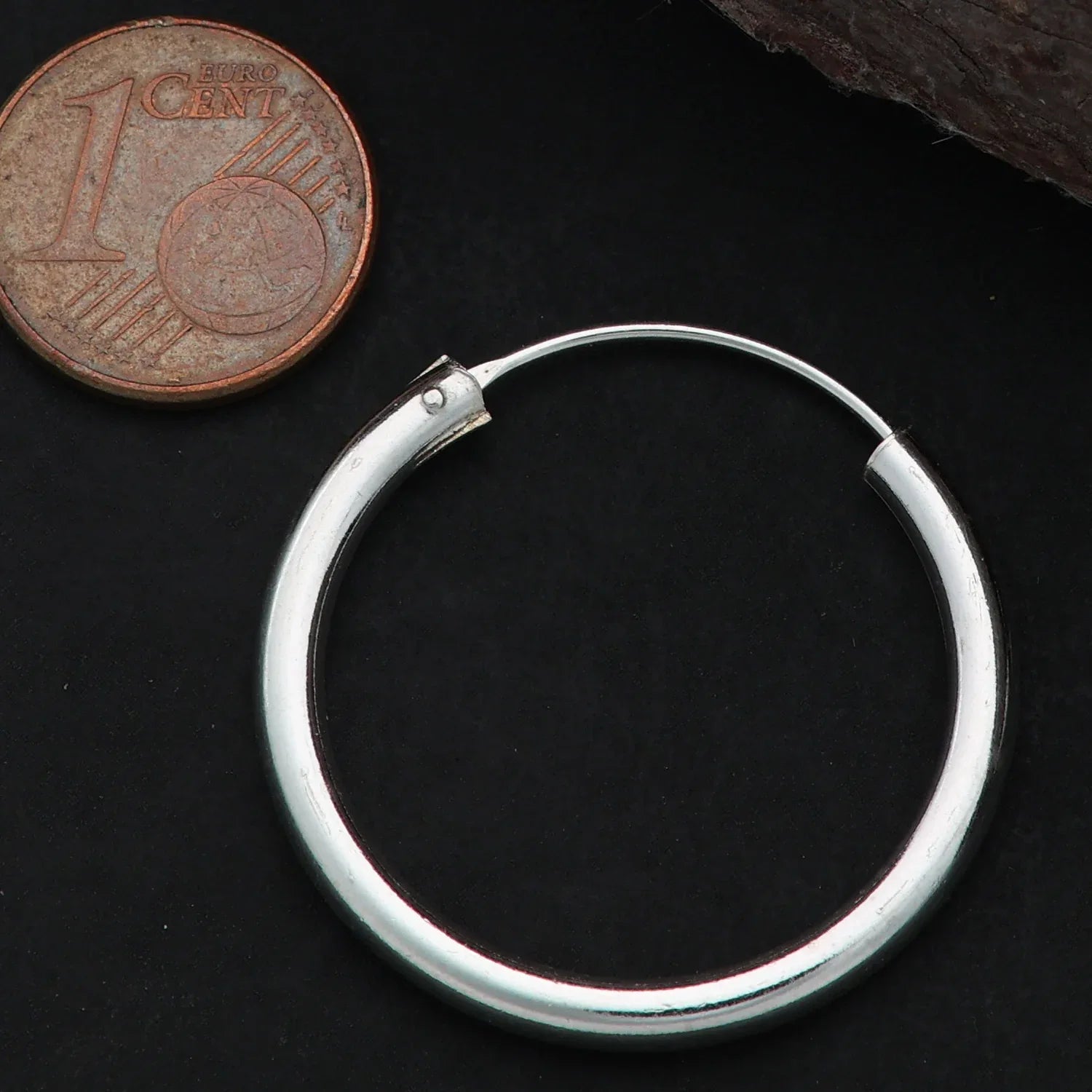 Schlichte Creole groß 36 mm Durchmesser