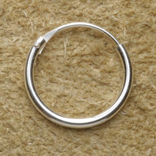 Silber Creole Ohrring Schmuck 10mm