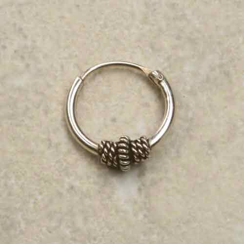 Kreolen Silberschmuck Ohrschmuck 10 mm