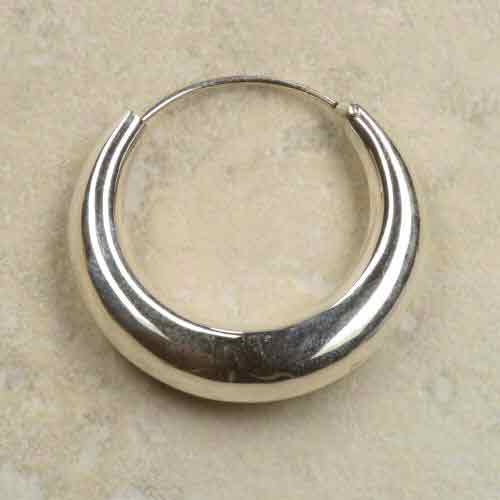 Creolen Sterlingsilber konisch 30 mm