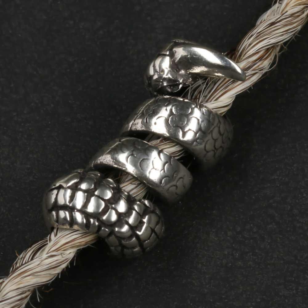 Kralle Bartperle 925 Sterlingsilber Bartschmuck Haarschmuck