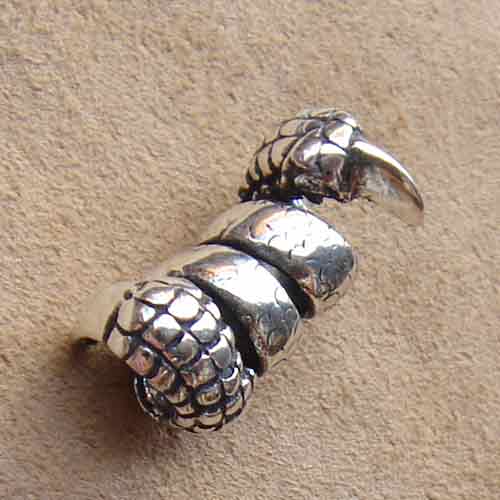 Bartperle 925 Silber Klaue