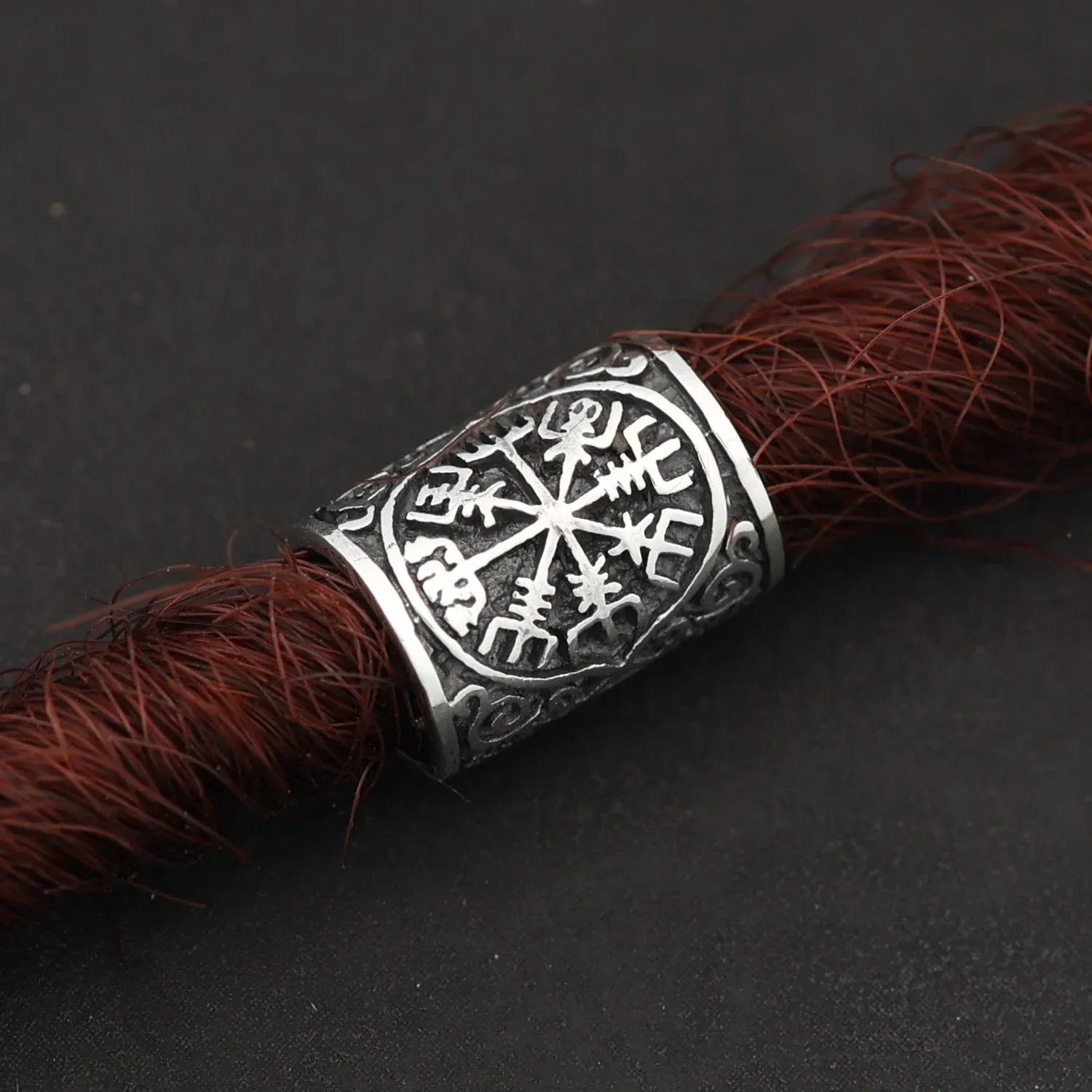 Silber Bartschmuck Wikinger Haarschmuck Bartperle