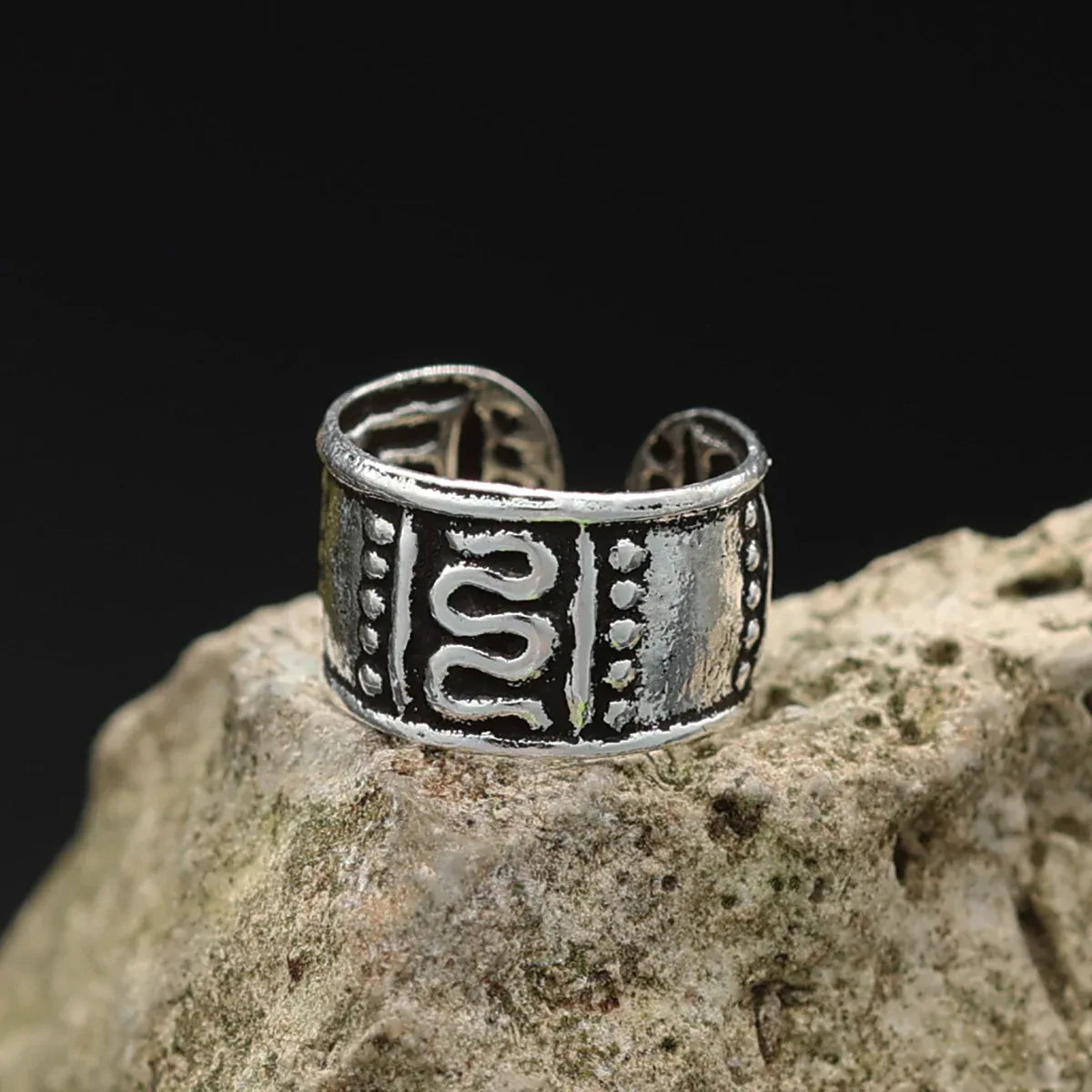 Schlichter Silber Ohrring 925 einzigartige Ohrklemme Earcuff Ohrschmuck