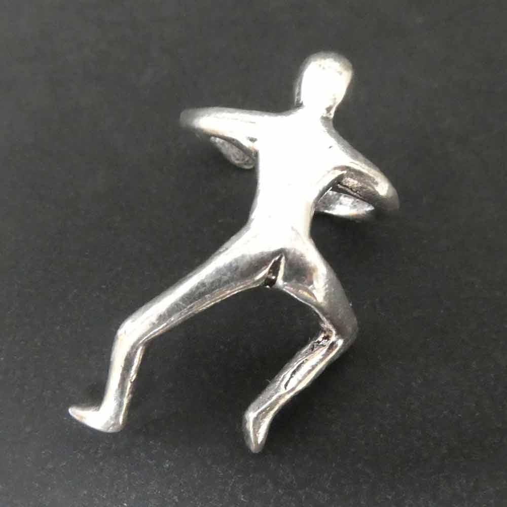 Kletterer Ohrklemme Männchen Silber