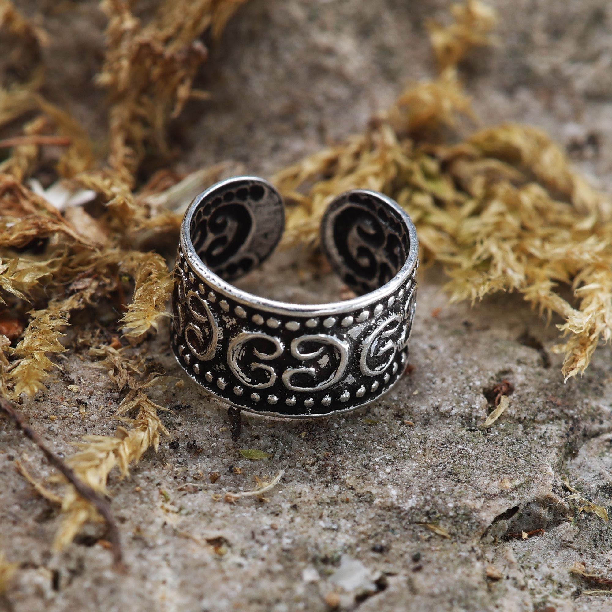 Zarte Ohrklemme Sterlingsilber ausgefallener Ohrschmuck