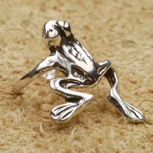 Ohrklemme Sterlingsilber Frosch