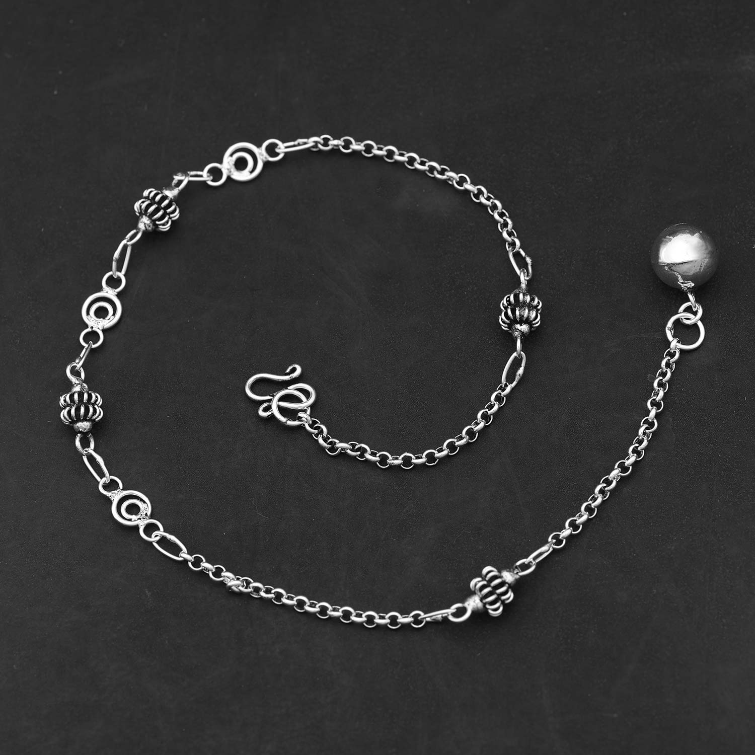 Fusskettchen Silber Fußschmuck Ornamente