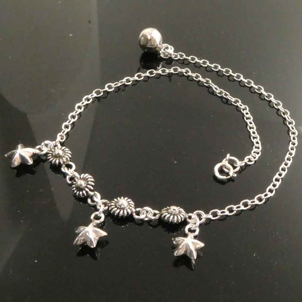 Fußkette Sommer schmuck Silber