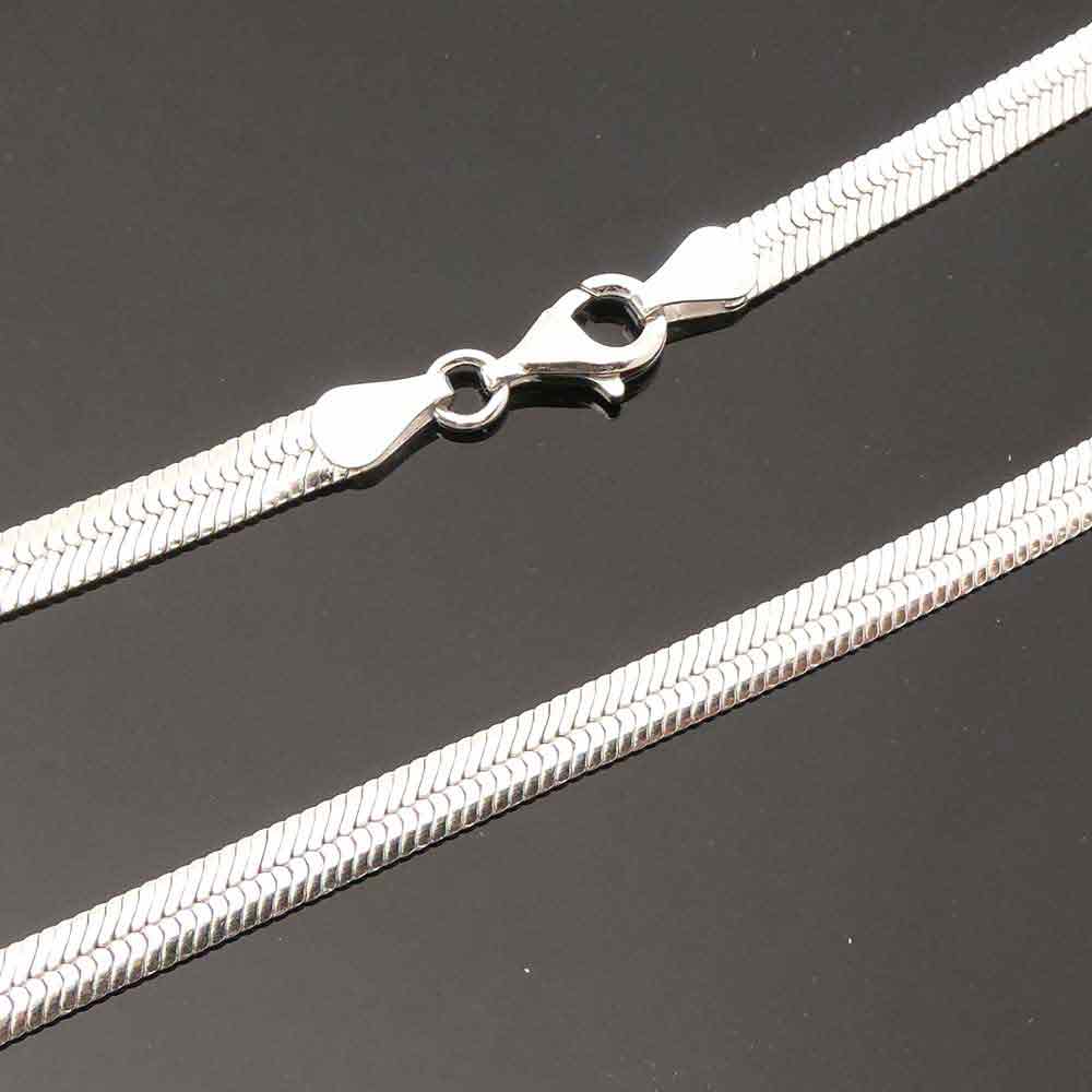 Collierkette Schlangenkette Silber Halskette