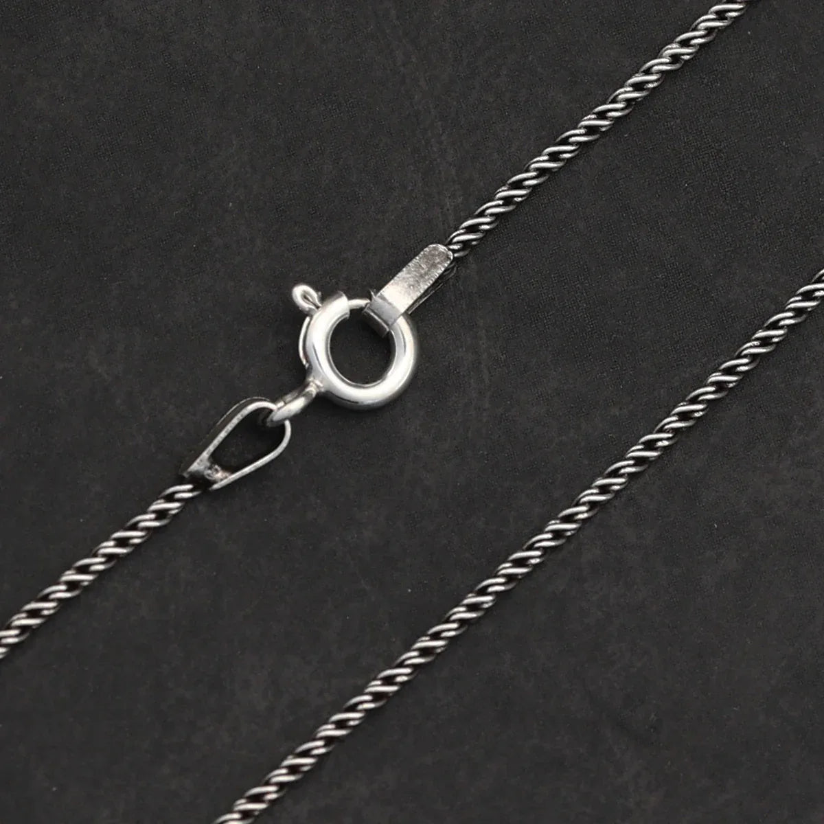 Silberkette feine Kordelkette für zarte Anhänger 925 Silber Schmuck