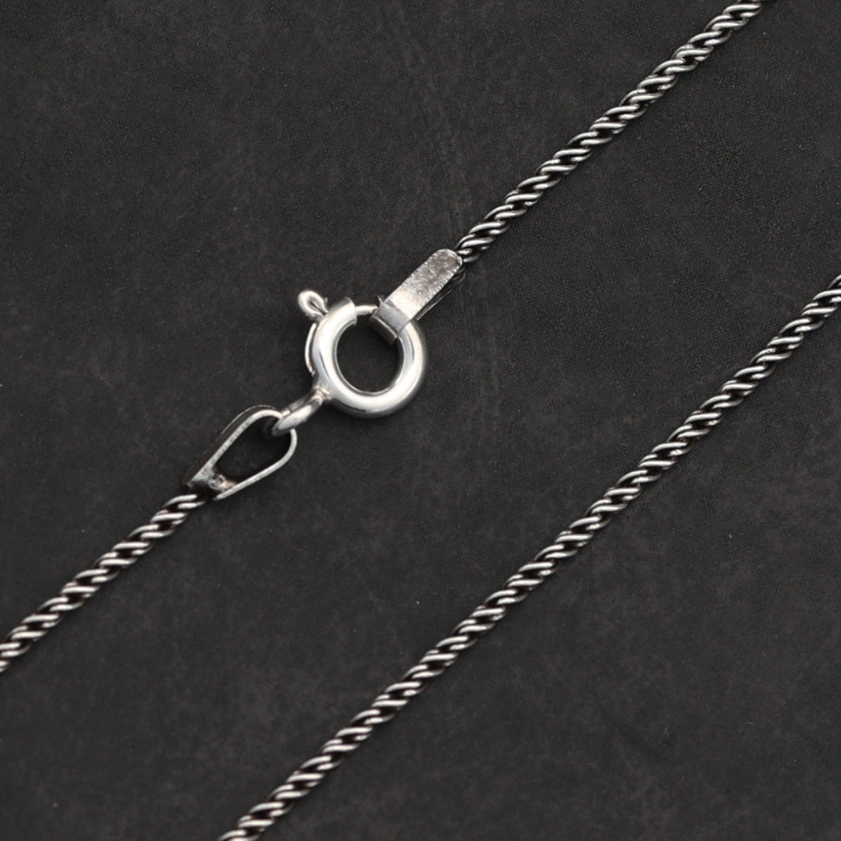 Silberkette feine Kordelkette für zarte Anhänger 925 Silber Schmuck