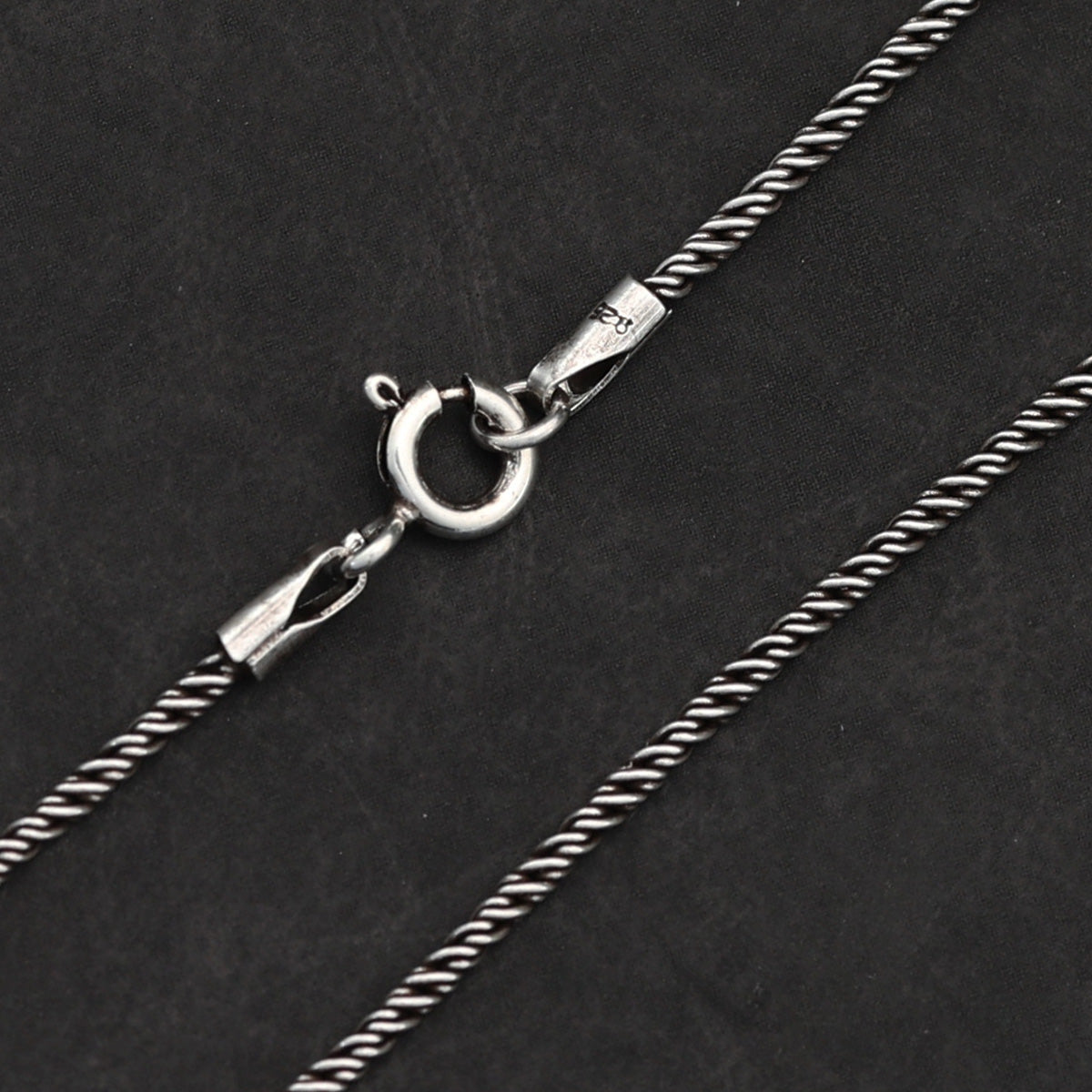 Halskette gedreht 1,6 mm Silberkette 925 Silber