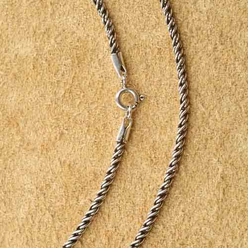 Silberkette Schmuck 925 Silber Kette gedreht
