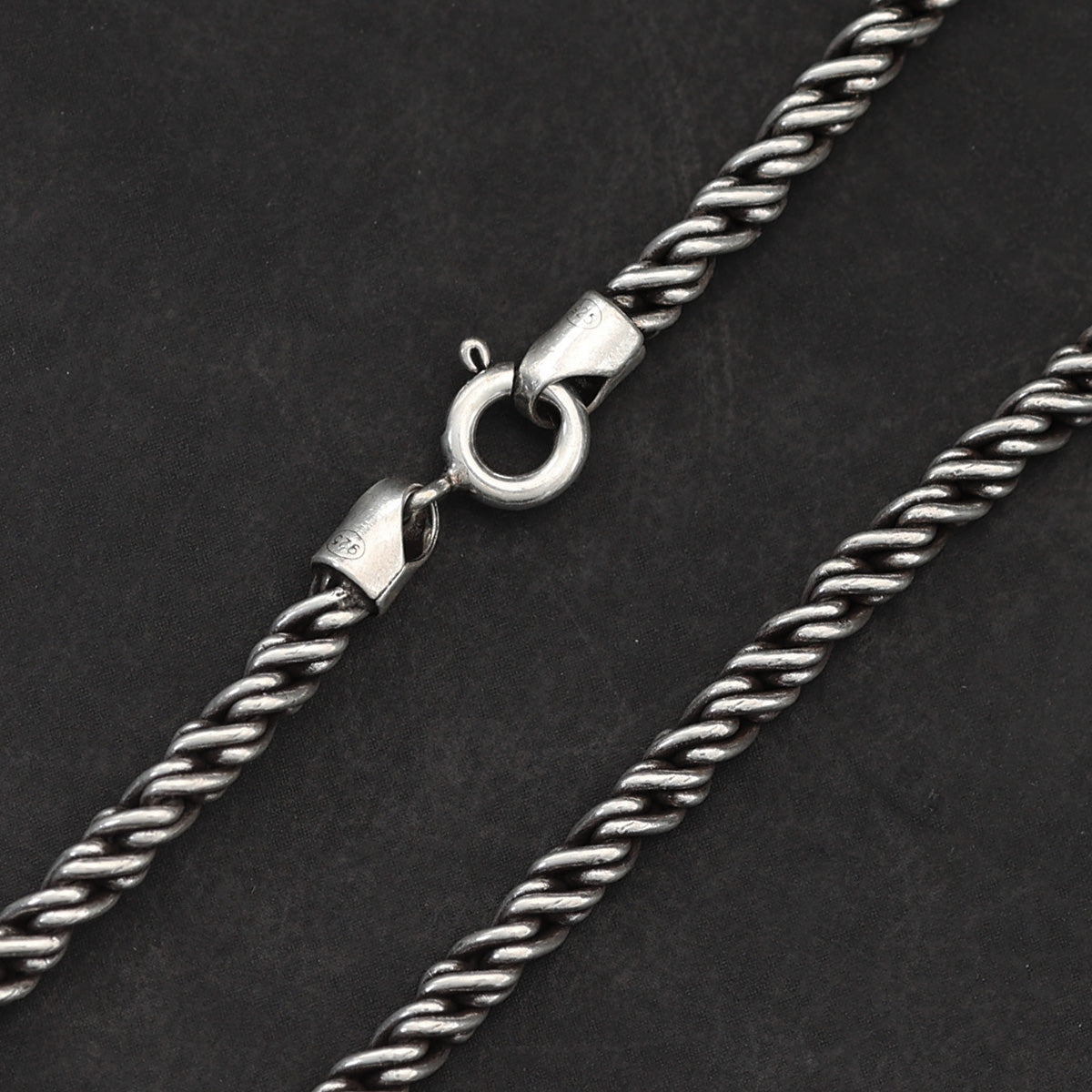 Kordelkette Silberkette dick für schwere Anhänger 925 Sterlingsilber