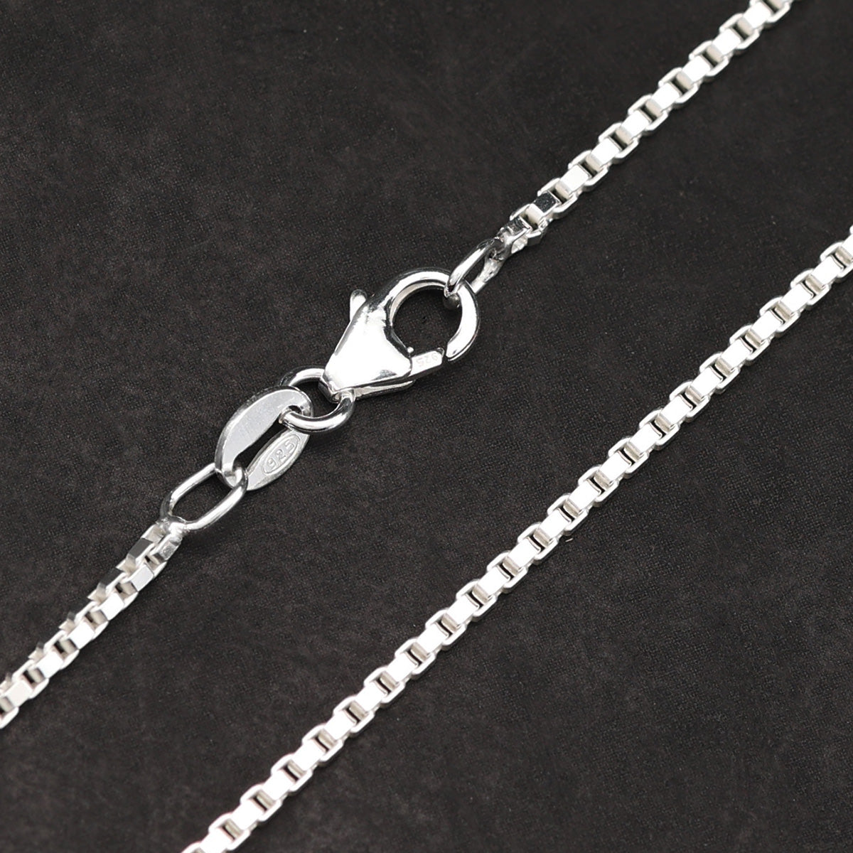 Silver Venetian chain, diamond-cut, women's jewelry necklace