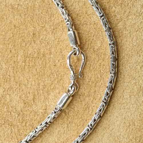 Königskette Schmuck Silberkette 2,5mm