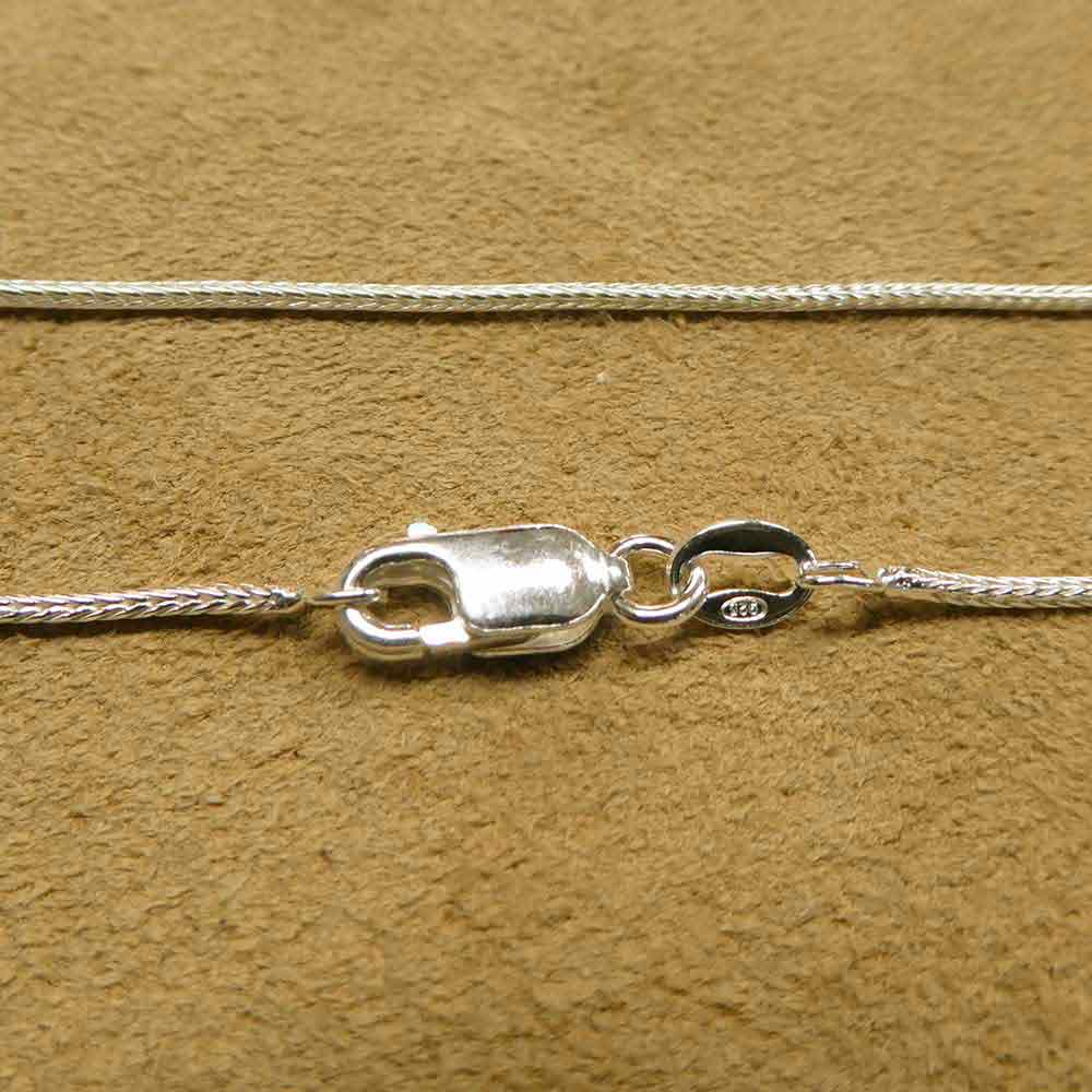 Silberkette Fuchsschwanz fein