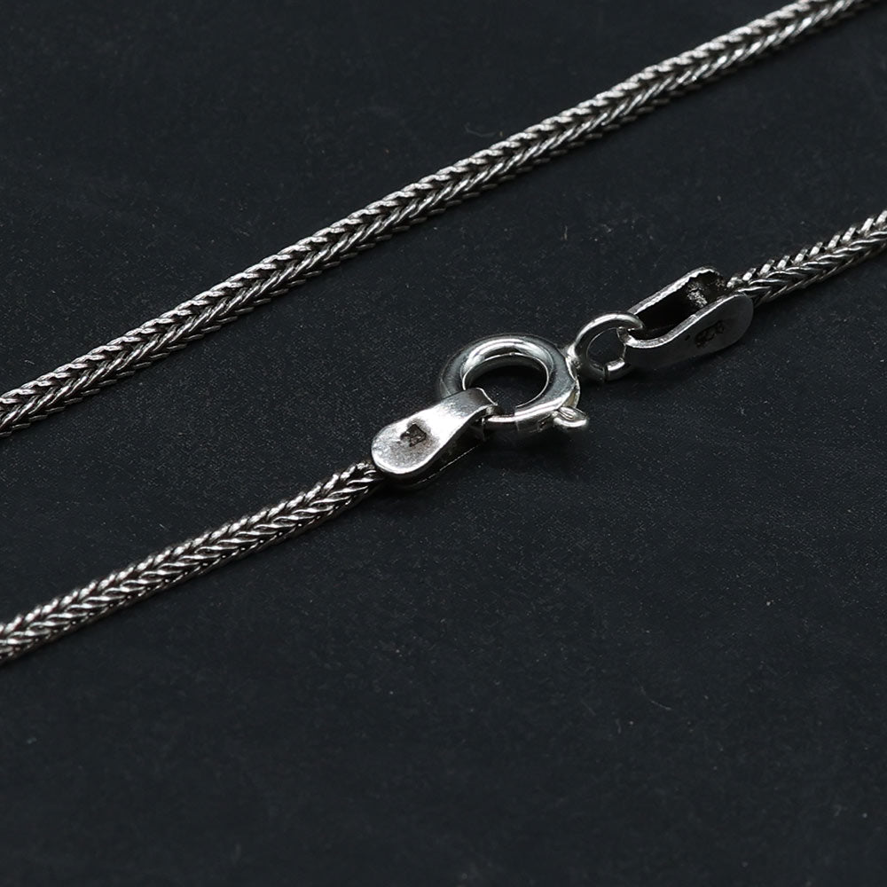 Halskette Damen Vierkant 925 Sterlingsilber - vierkant Profil