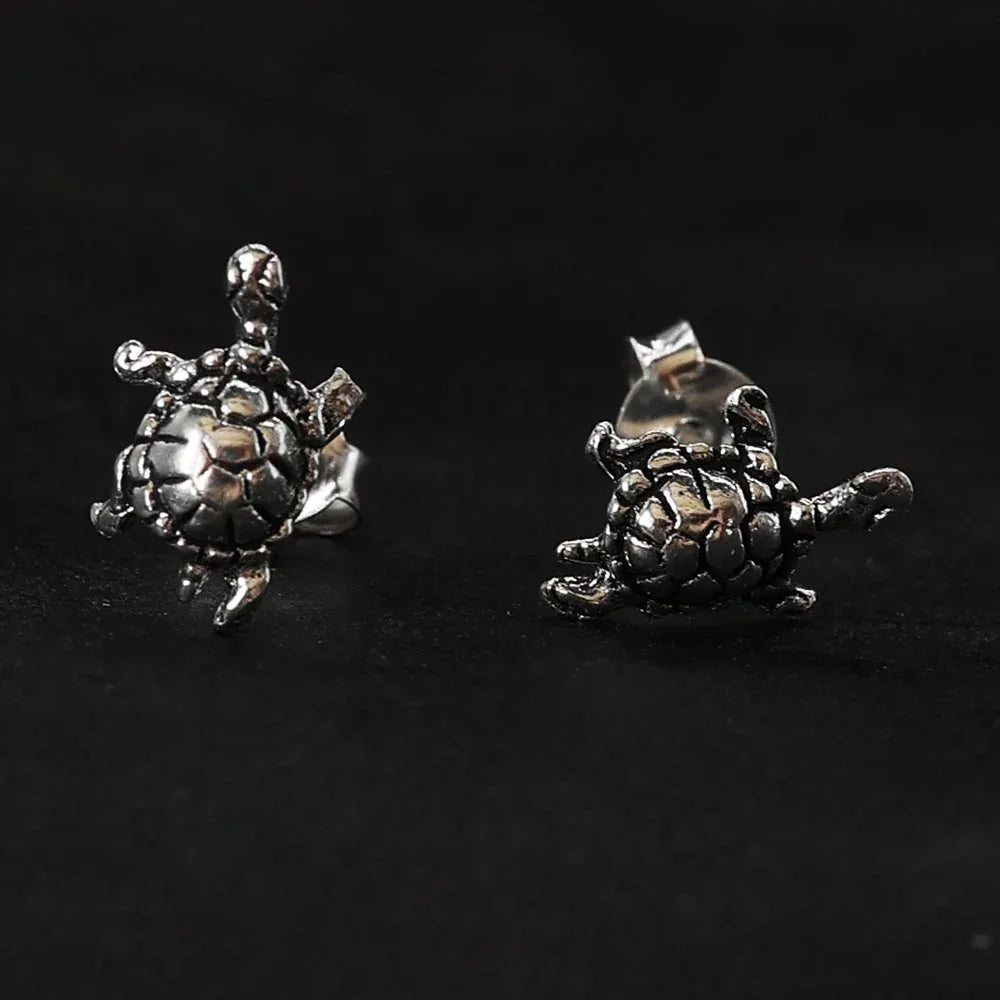 Schildkröte Ohrstecker Ohrschmuck Silber 925 niedliches Design