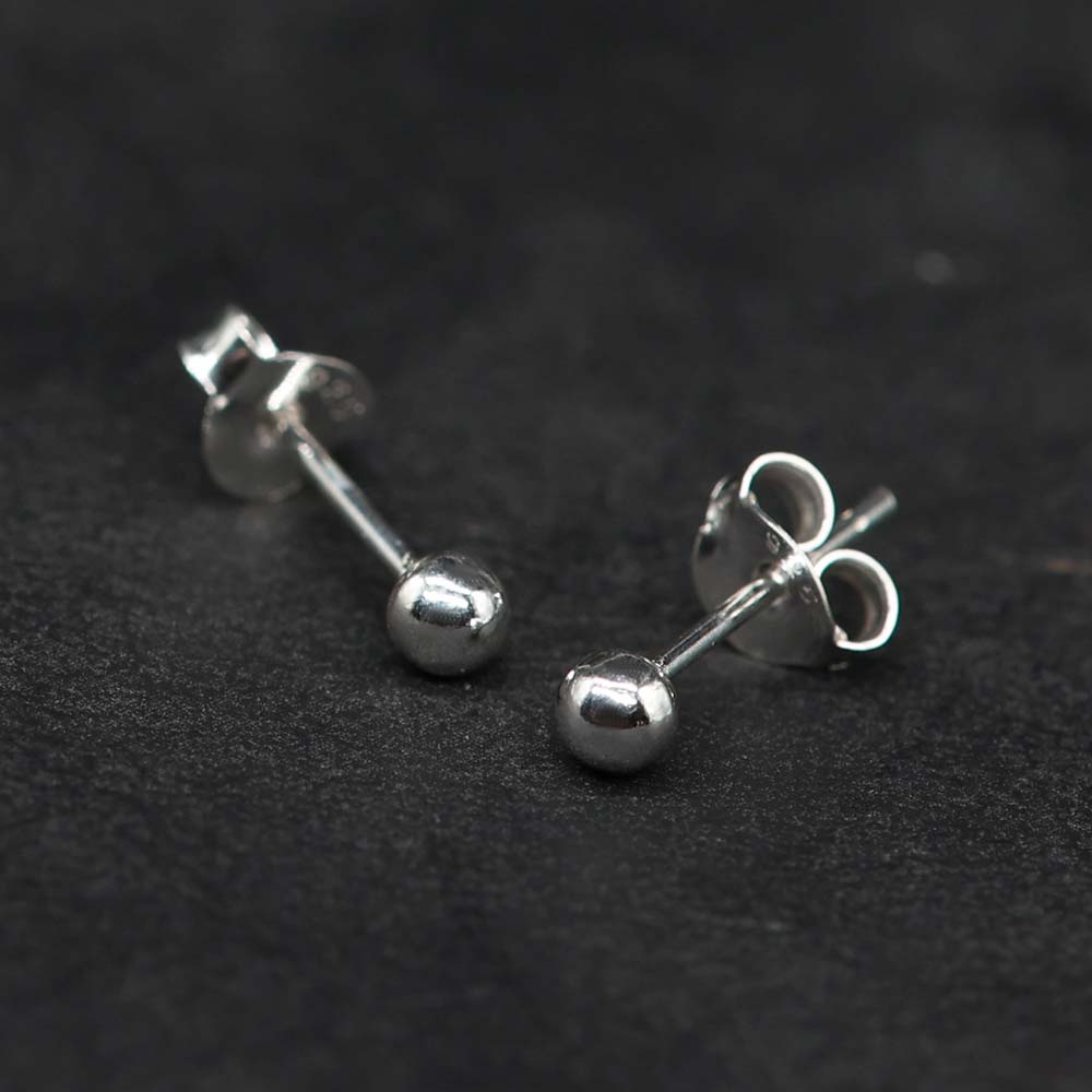 Kugeln Ohrstecker 925 Silber Ohrschmuck