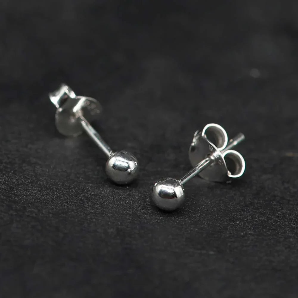 Kugeln Ohrstecker 925 Silber Ohrschmuck
