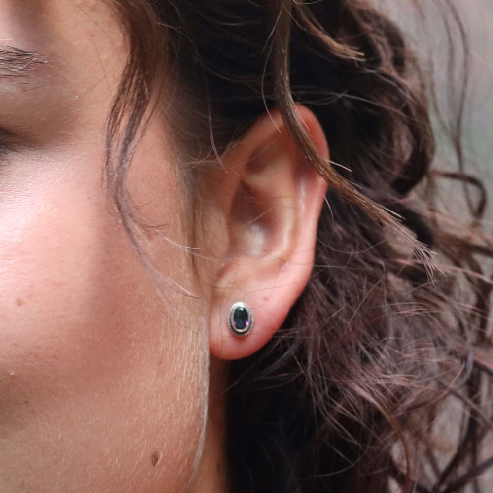 Edle Magic Quarz Ohrstecker Damen Ohrring aus 925 Silber