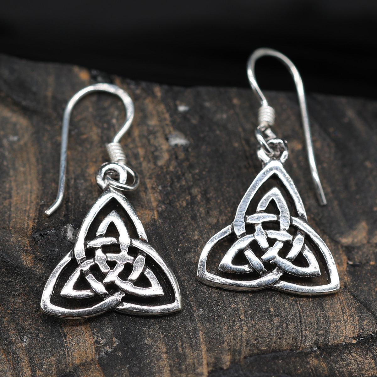 Ohrhänger Silber Kelten Knoten 925 Sterling Ohrschmuck Ohrring