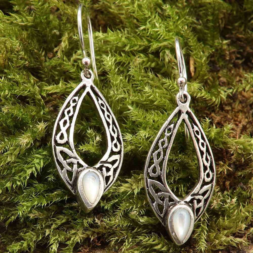 Kelten Ohrringe 925 Silber Ohrschmuck Mittelalter