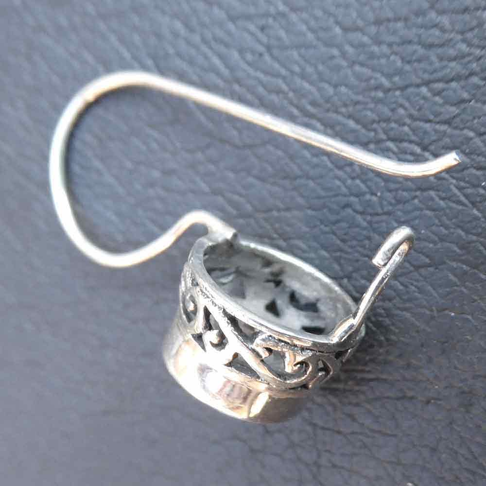 Blauer Topas Ohrschmuck Verschluß