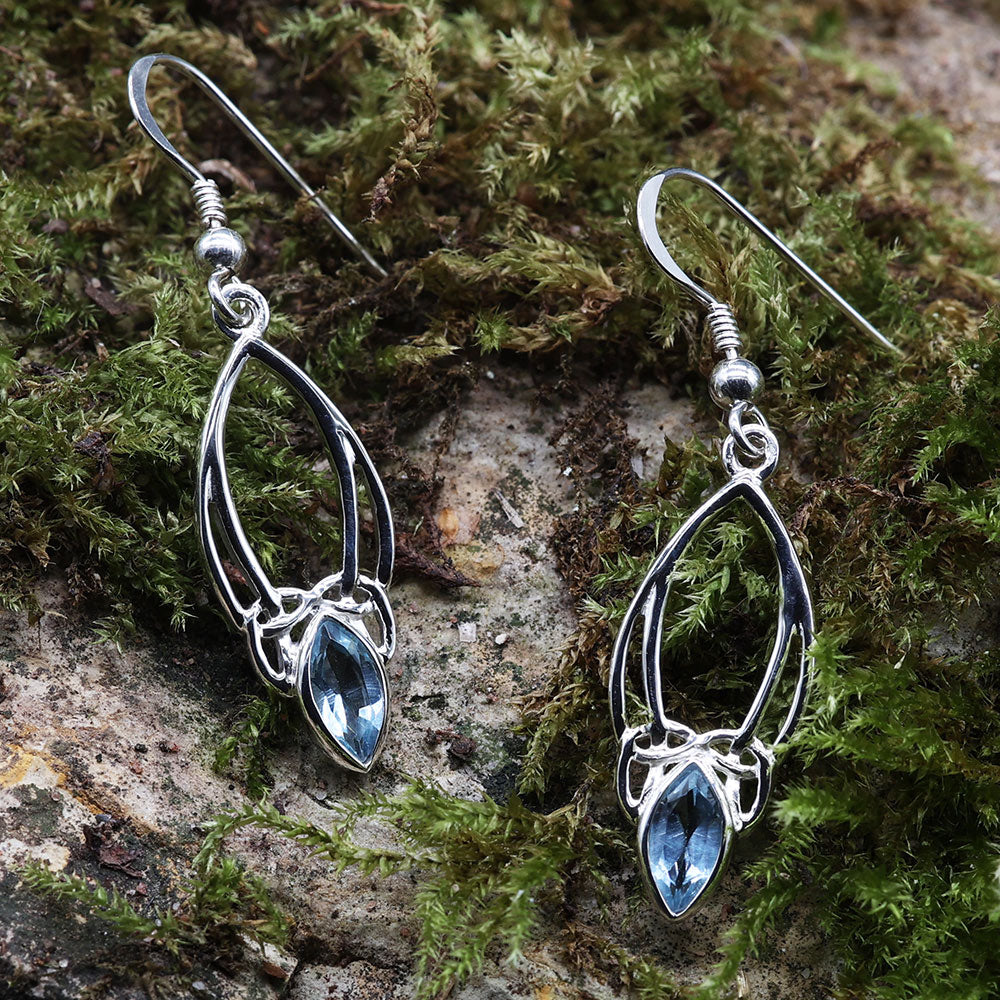 Kelten Ohrringe ausgefallener keltischer Ohrschmuck aus feinstem Sterlingsilber