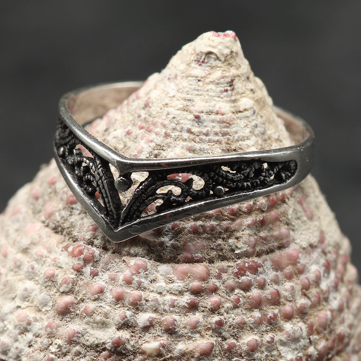 Filigraner Damenring 925 Silber zarter Ring Mädchen