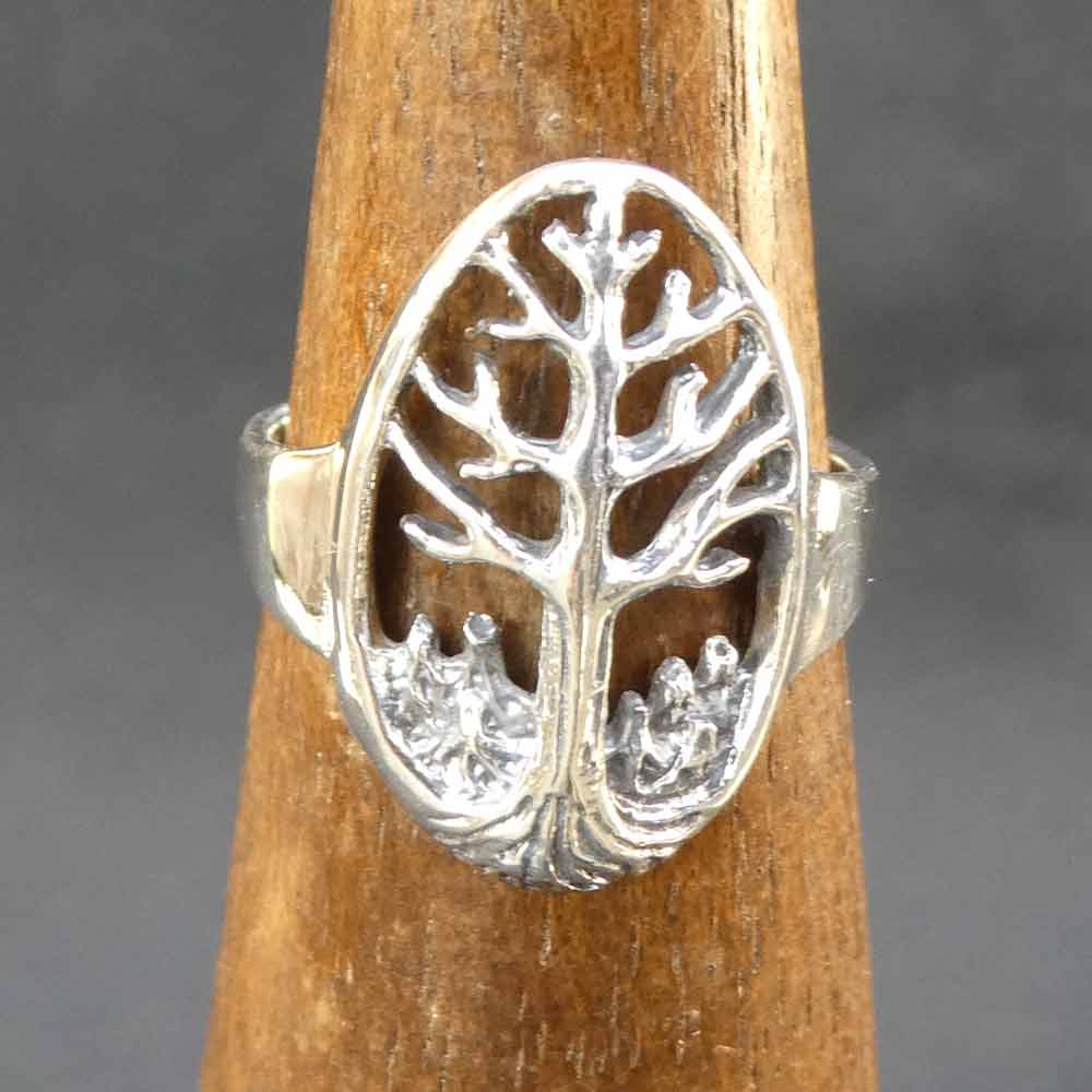 Baum Silberring Frauen