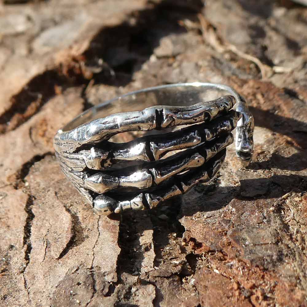 Silberring Gothic Schmuck skuril
