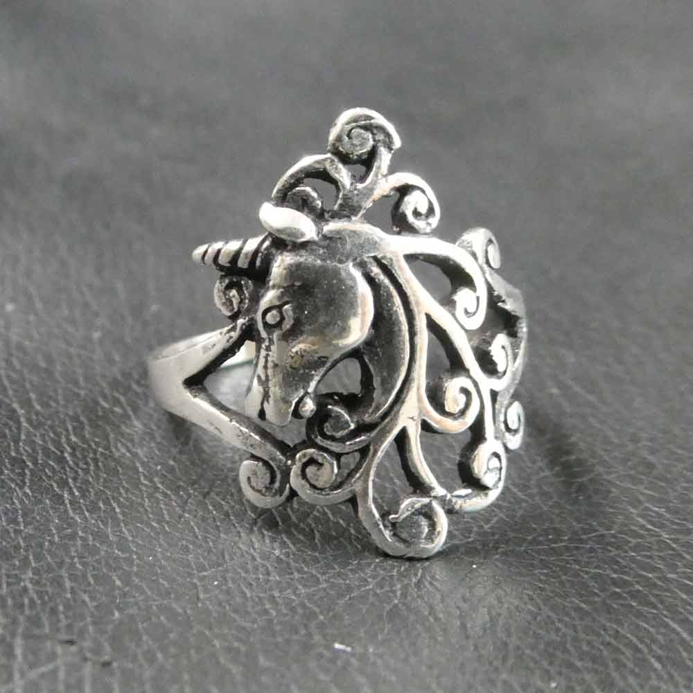 Einhorn Silber Ring Schmuck