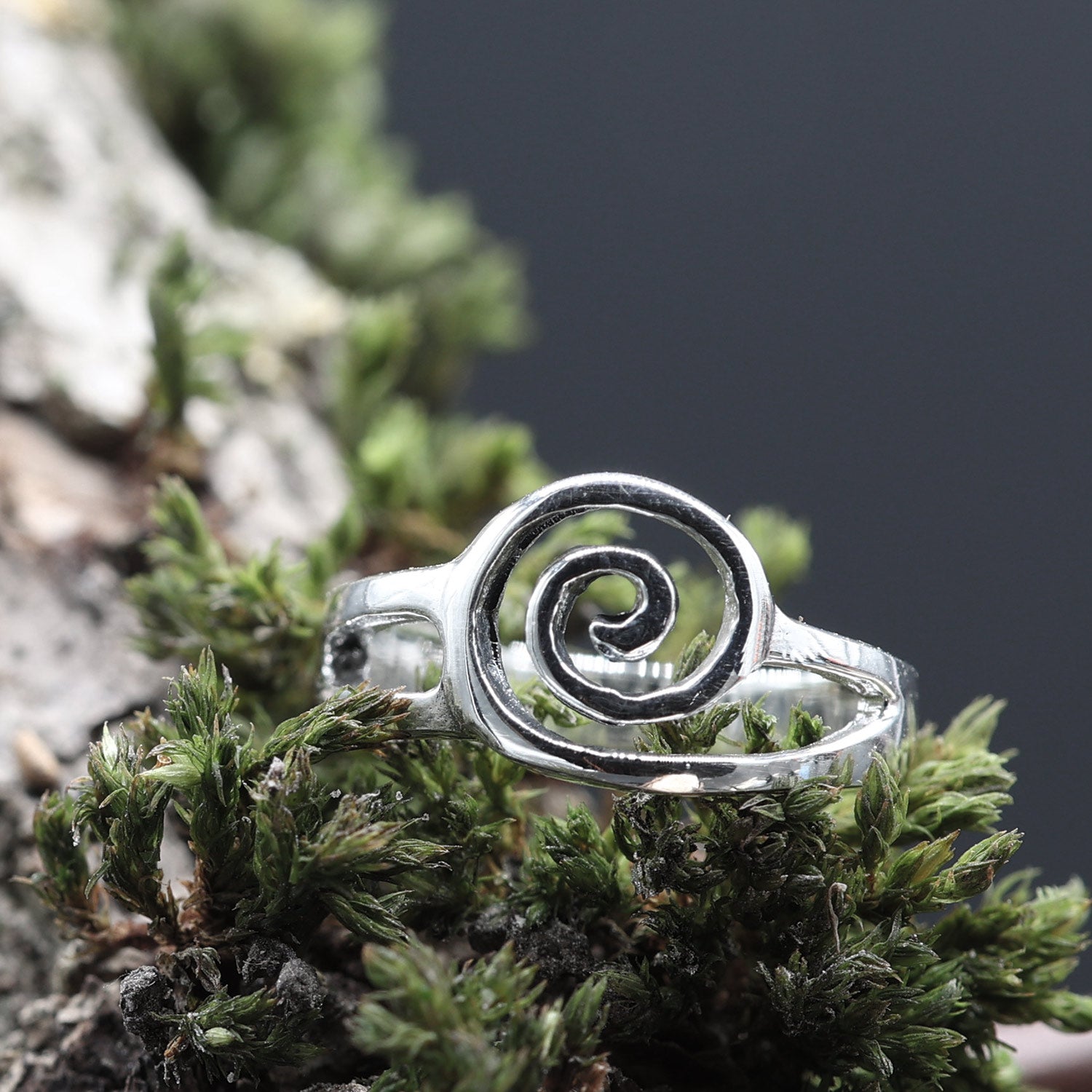 Ring Silber Spirale Damenring Sterlingsilber Mädchen