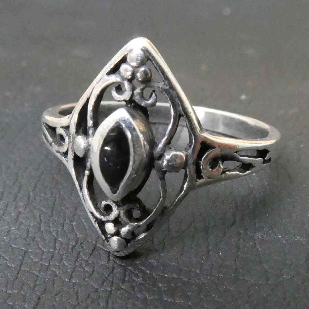 Ring Schmuck Onyx Damen Kinder