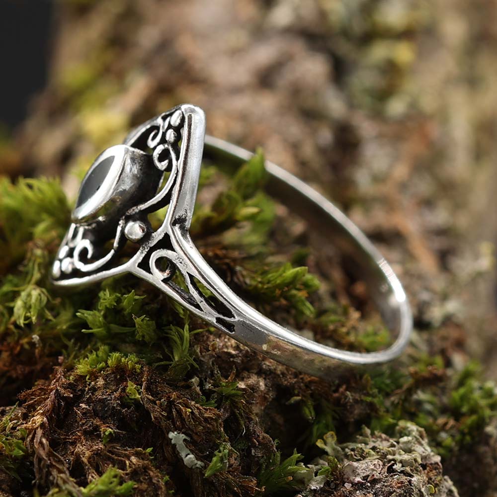 Zeitloser Silberring 925 Silber zarter Damen Schmuck