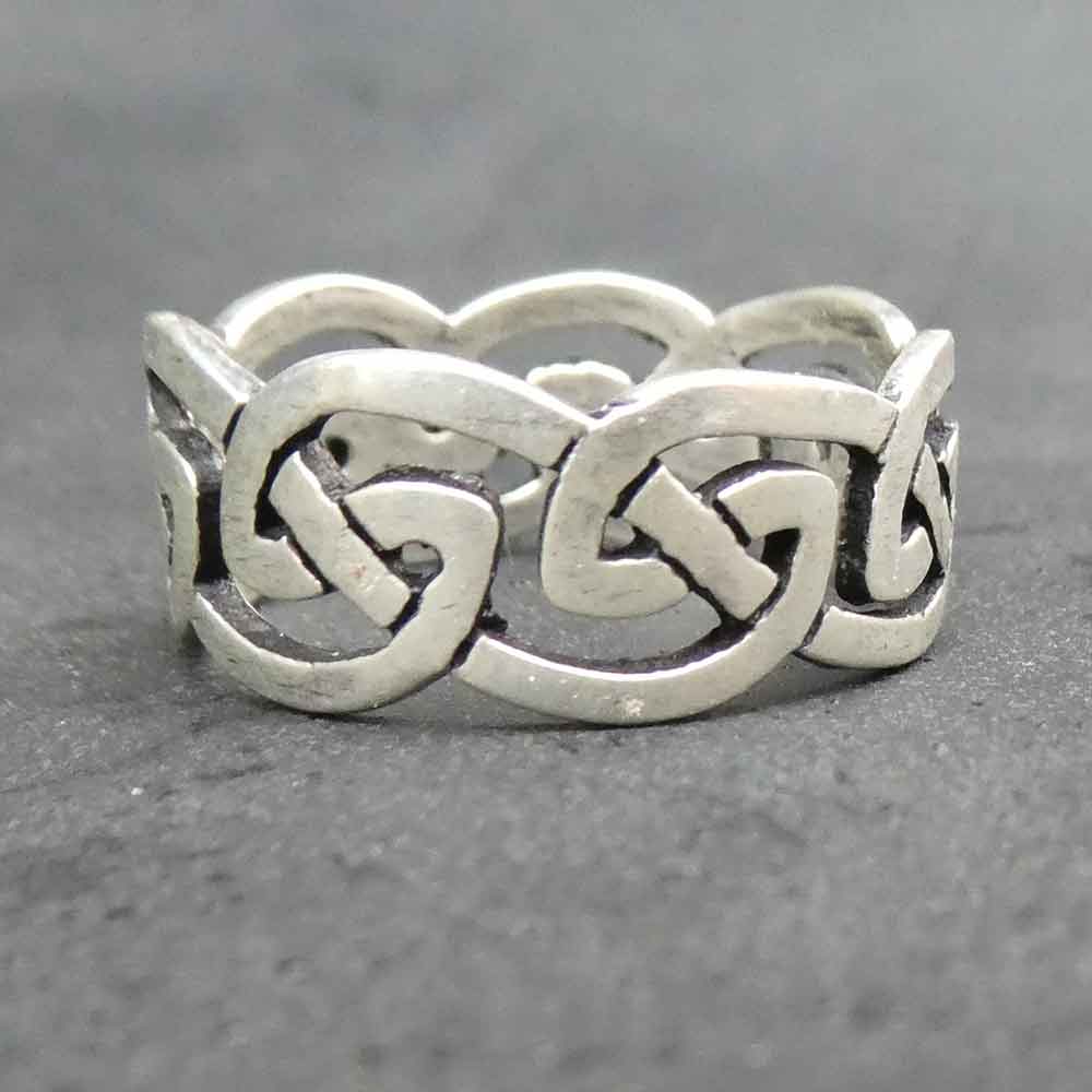 Keltenknoten Schmuck Ring Silber
