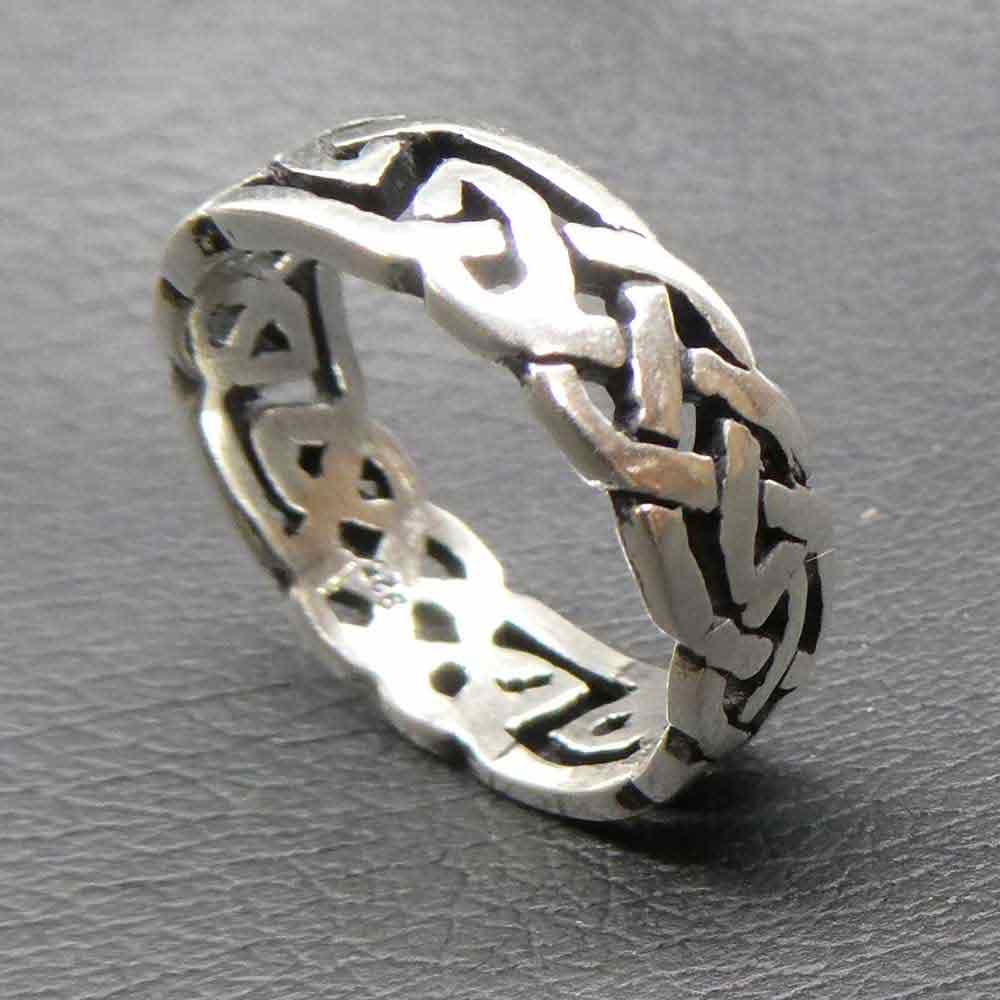 Keltischer Ring Silber Damen Kinder