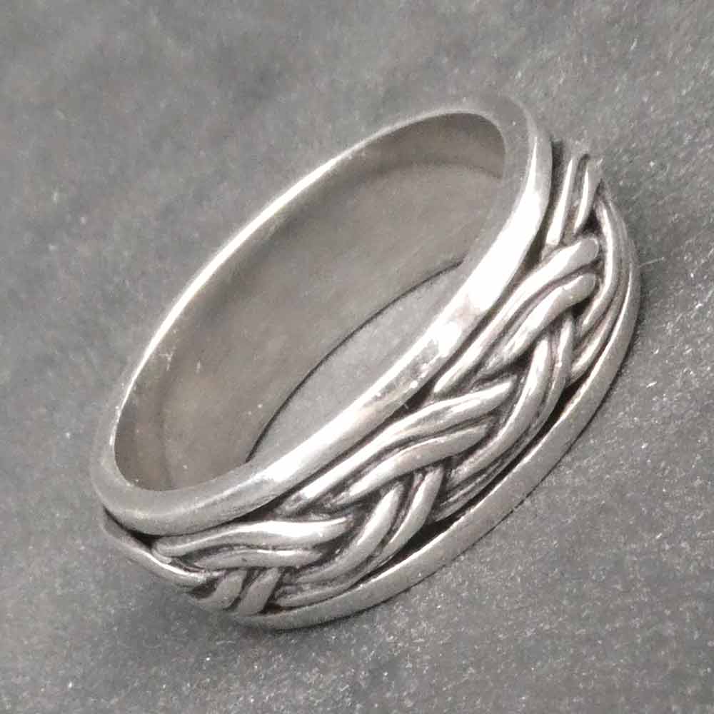 Drehbarer Innen Ring Silberring Schmuck