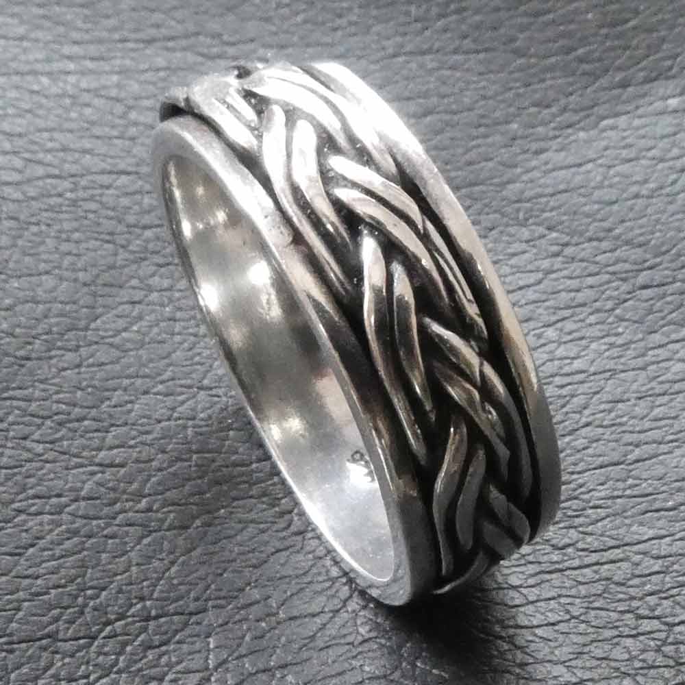 Spinner Ring Silber Männer Frauen
