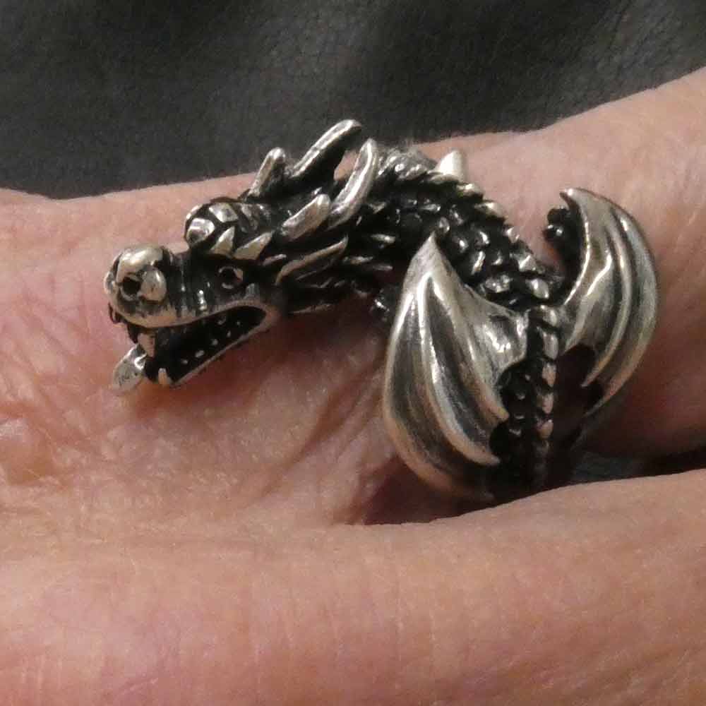 Larp Schmuck Drachenring Fantasy