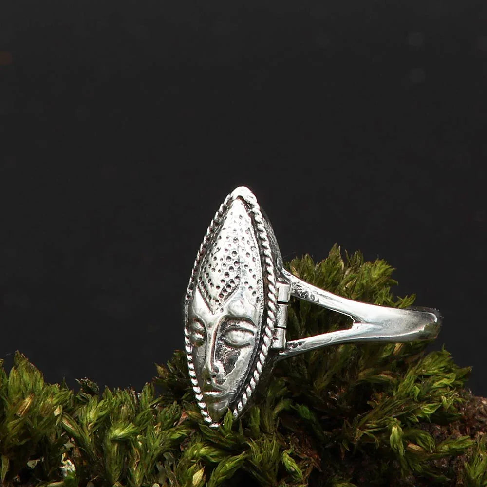 Ring mit Giftfach Make 925 Silber ausgefallener Giftring