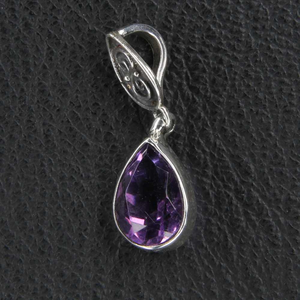 Amethyst Silber schmuck Anhänger