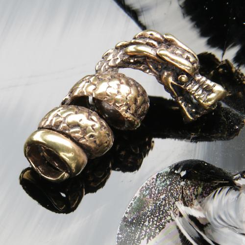 Bartperle Drache Wikinger Bartschmuck