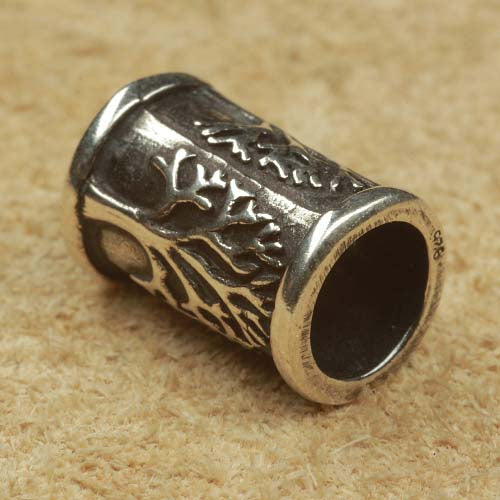 Lebensbaum Bartschmuck 925er Silber